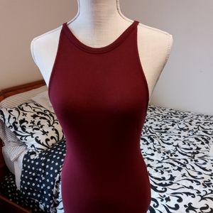 Guess bodycon midi dress with slit at side